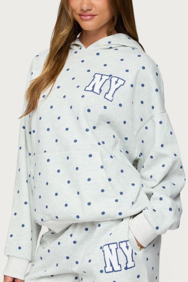 Edikted Ny Babe Polka Dot Hoodie #2