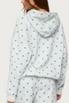 Edikted Ny Babe Polka Dot Hoodie