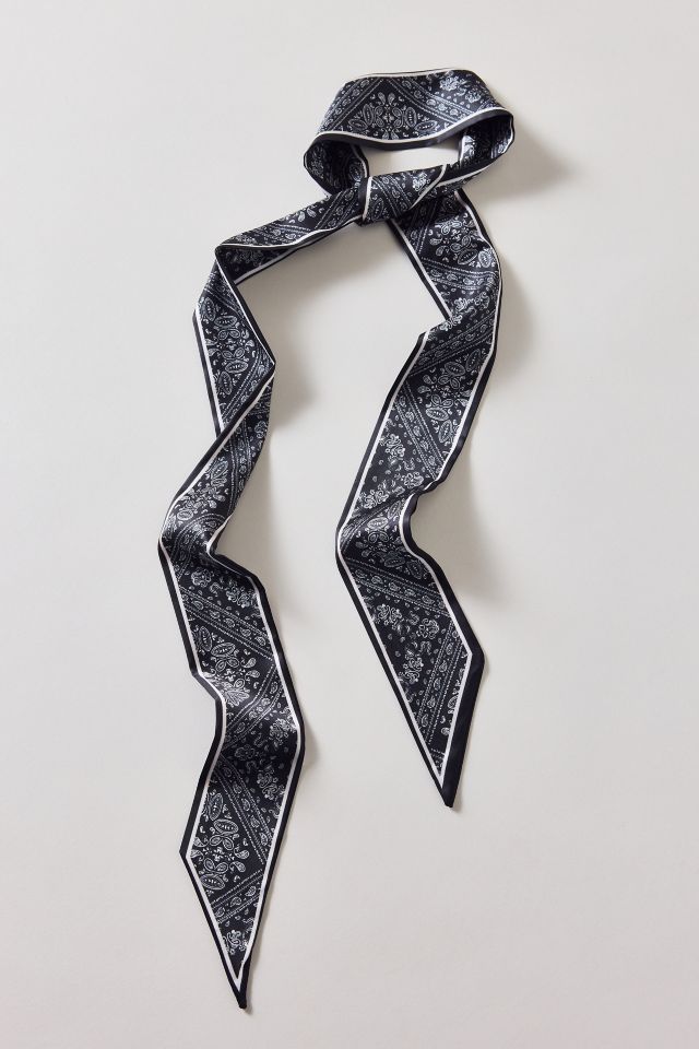 Paisley Pattern Silky Wrap Scarf #1