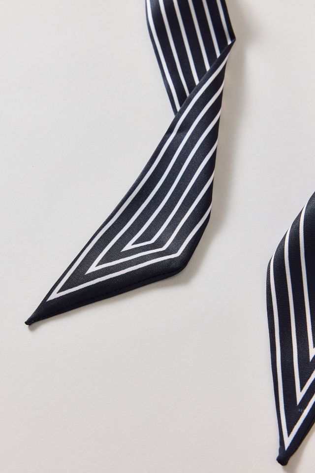 Silky Striped Wrap Scarf #2
