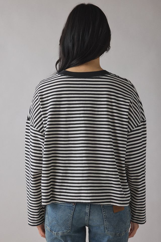 BDG Boxy Long Sleeve Spill The Tee