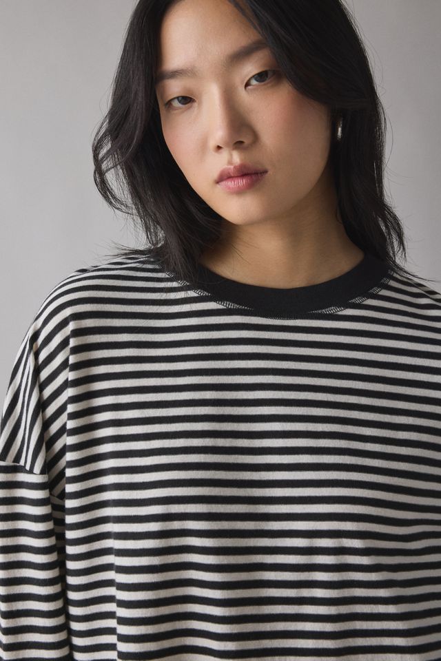 BDG Boxy Long Sleeve Spill The Tee