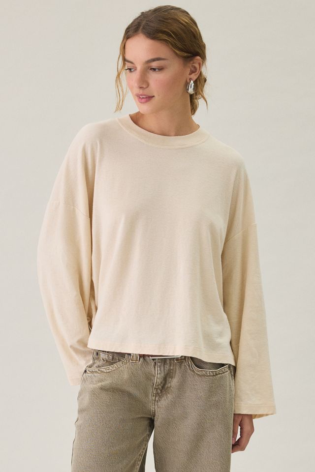BDG T-shirt ample à manches longues Spill The Tee