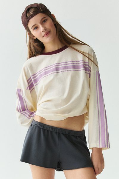 BDG Boxy Long Sleeve Spill The Tee