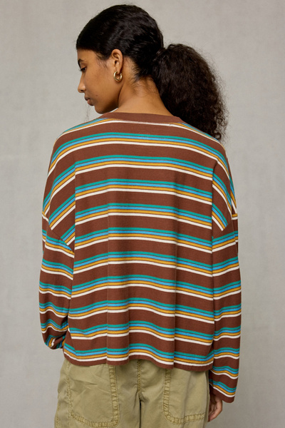 BDG Boxy Long Sleeve Spill The Tee