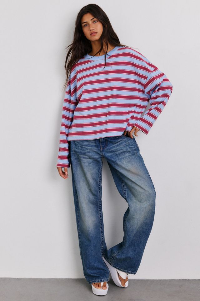 BDG Boxy Long Sleeve Spill The Tee #1