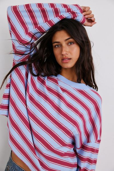 BDG Boxy Long Sleeve Spill The Tee