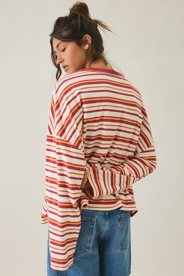 BDG T-shirt ample à manches longues Spill The Tee #1