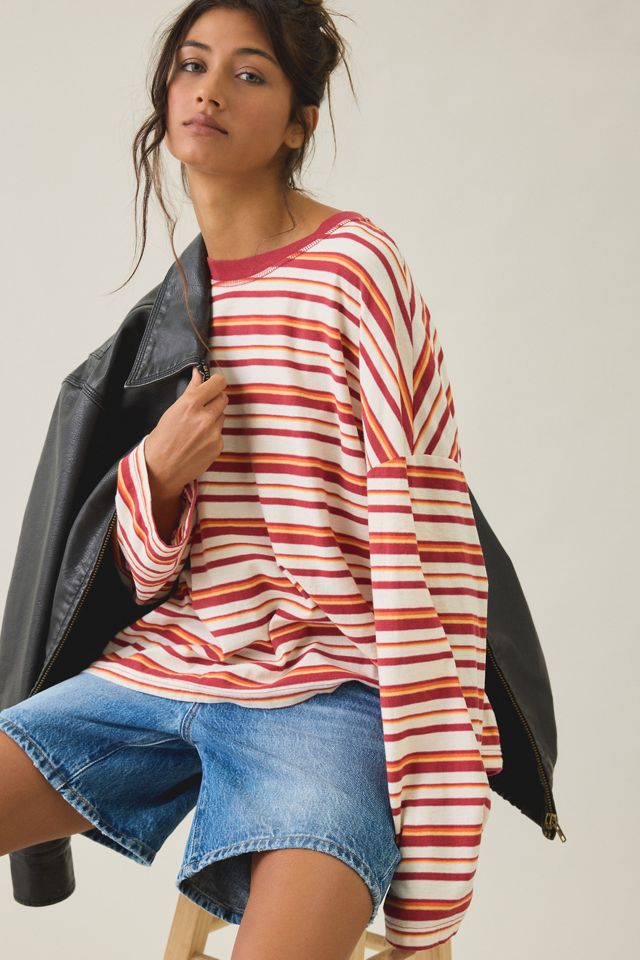 BDG T-shirt ample à manches longues Spill The Tee #3