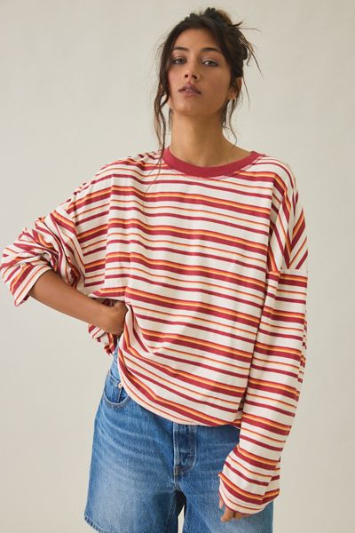 BDG Boxy Long Sleeve Spill The Tee