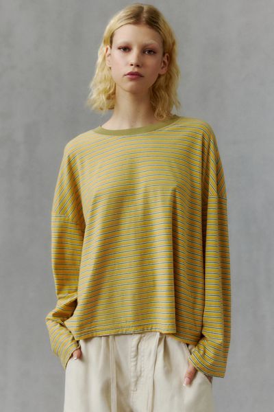 BDG Boxy Long Sleeve Spill The Tee