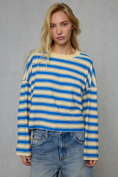 BDG Boxy Long Sleeve Spill The Tee
