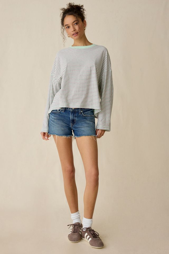 BDG Boxy Long Sleeve Spill The Tee | Urban Outfitters