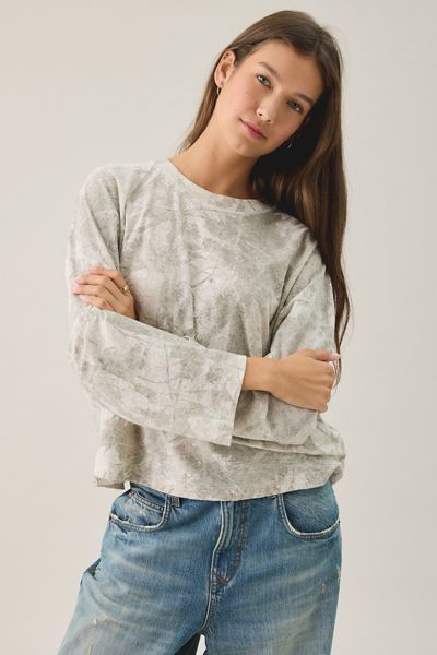 BDG T-shirt ample à manches longues Spill The Tee