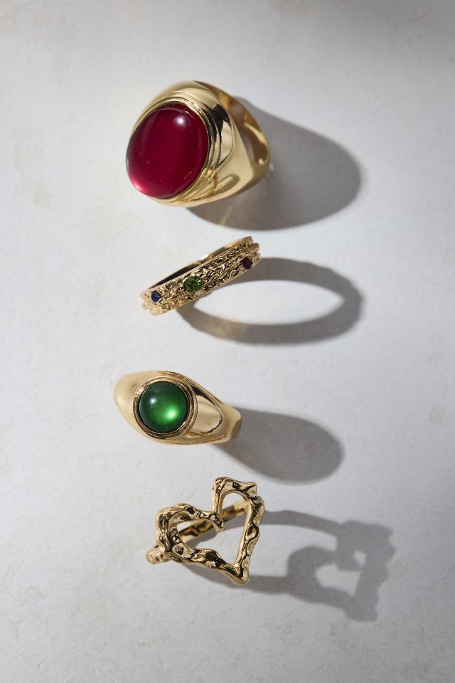 Garland Stone Ring Set #1