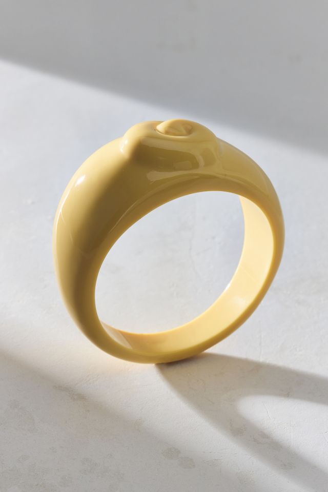 Megara Swirl Acrylic Bangle Bracelet #1