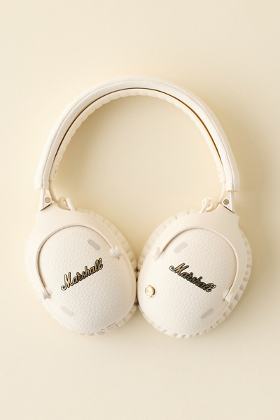 Marshall Monitor III Wireless Over-Ear Headphones in Cream at Urban Outfitters