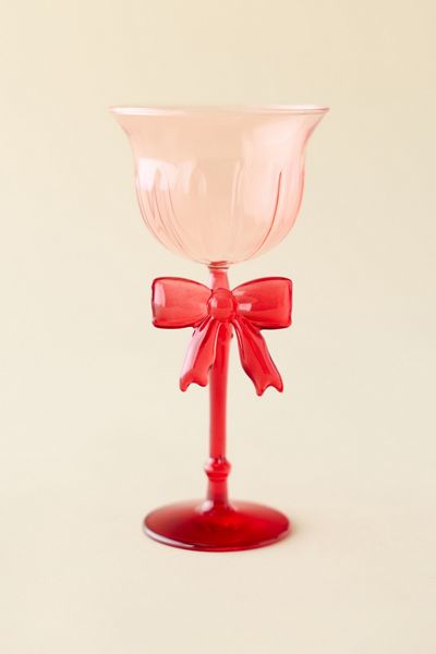 For Love & Lemons UO Exclusive Bow Coupe Glass