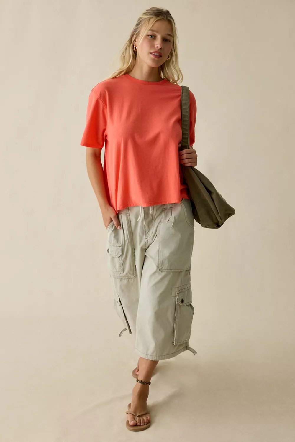 BDG Boxy Short Sleeve Spill The Tee