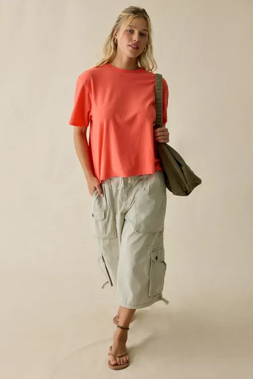 BDG Boxy Short Sleeve Spill The Tee