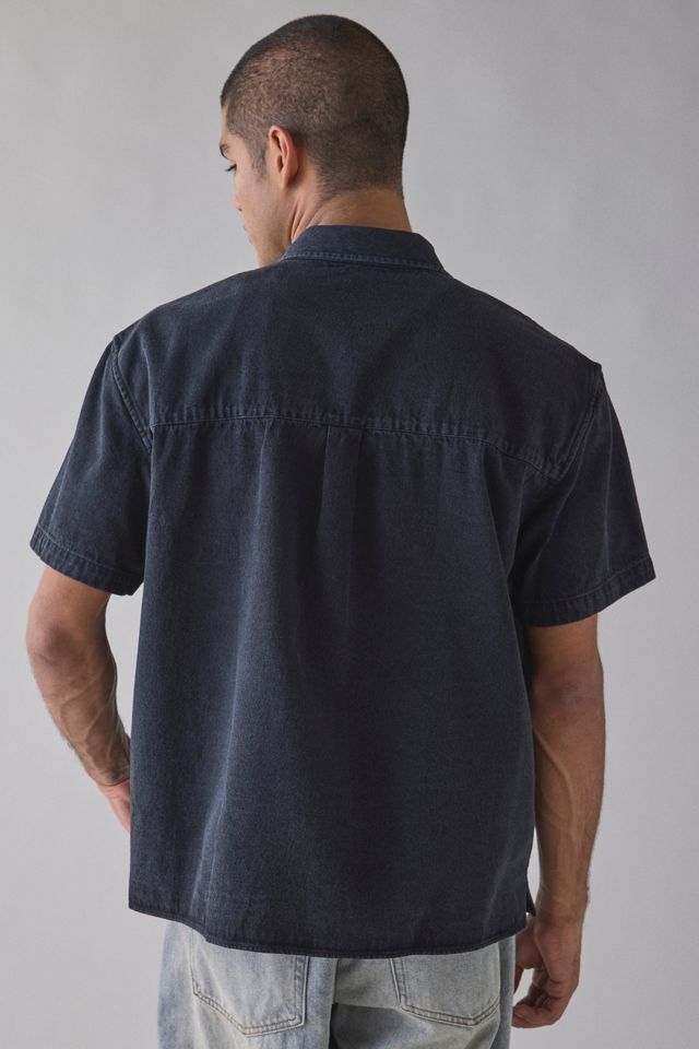 Chemise en denim à manches courtes Owens OBEY #1