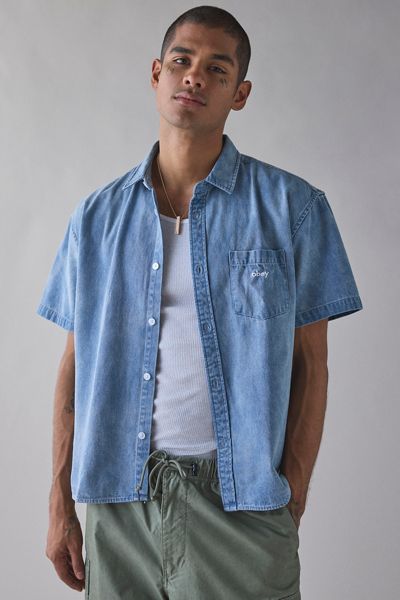 Stussy Garage Short Sleeve Zip-Up Shirt | Urban Outfitters