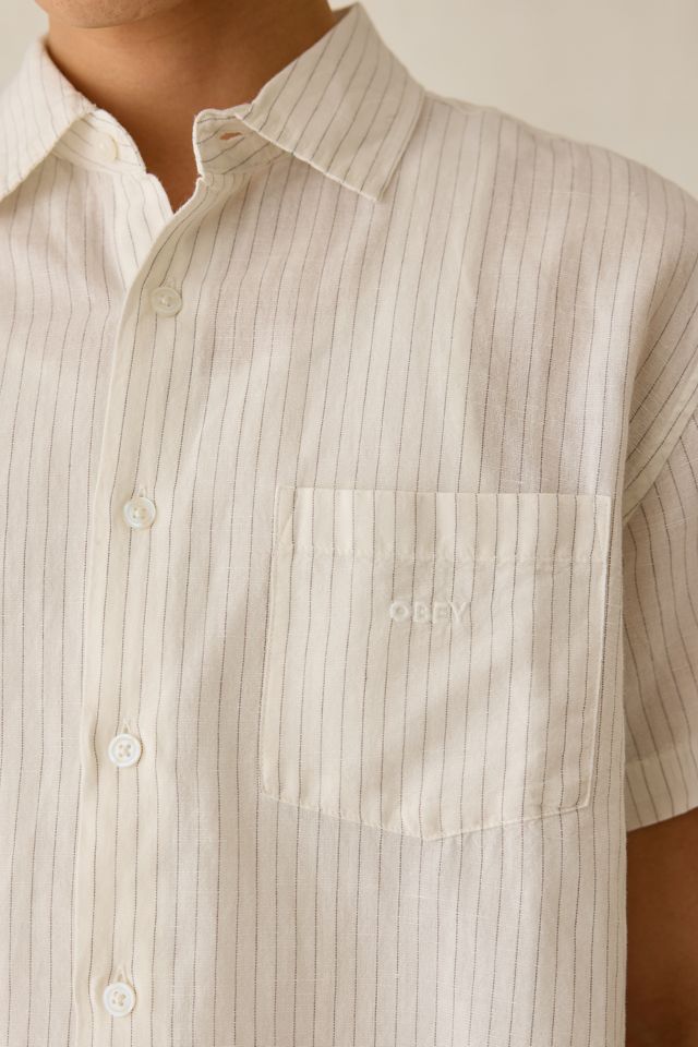 Chemise boutonnée tissée Barry OBEY #2