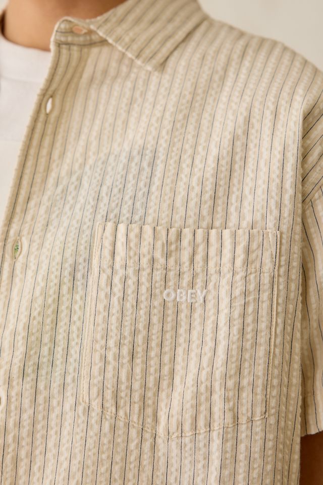 Chemise tissée à boutons Alan OBEY #2