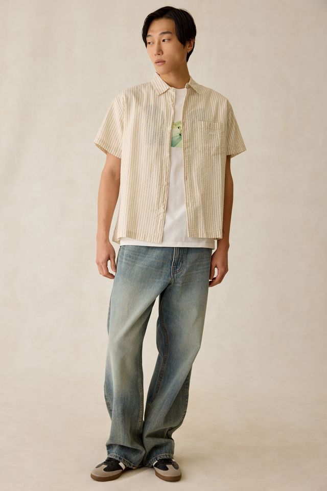 Chemise tissée à boutons Alan OBEY #3