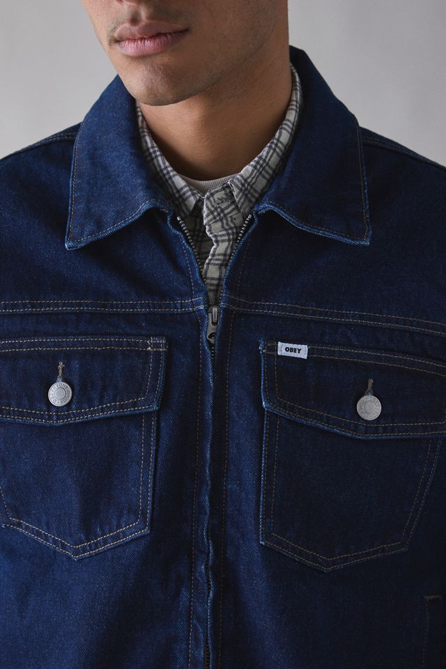 OBEY Base Denim Trucker Jacket #3