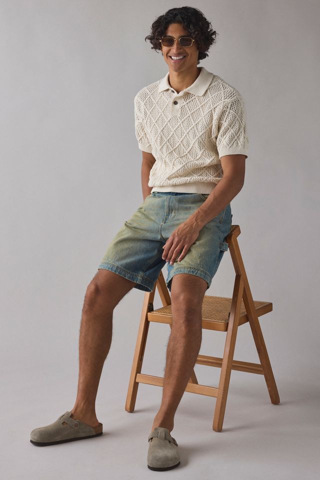 OBEY Eryk Short Sleeve Polo Sweater #2