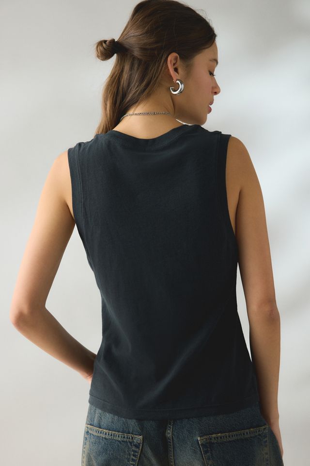 BDG V-Neck Sleeveless Spill The Tee #1