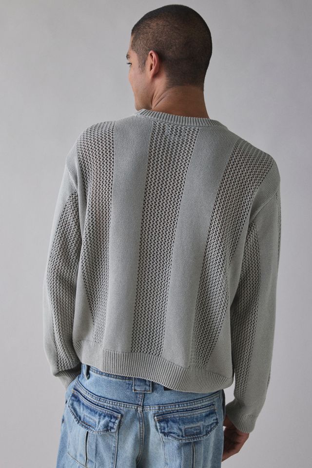 OBEY Crochet Crew Neck Sweater #1