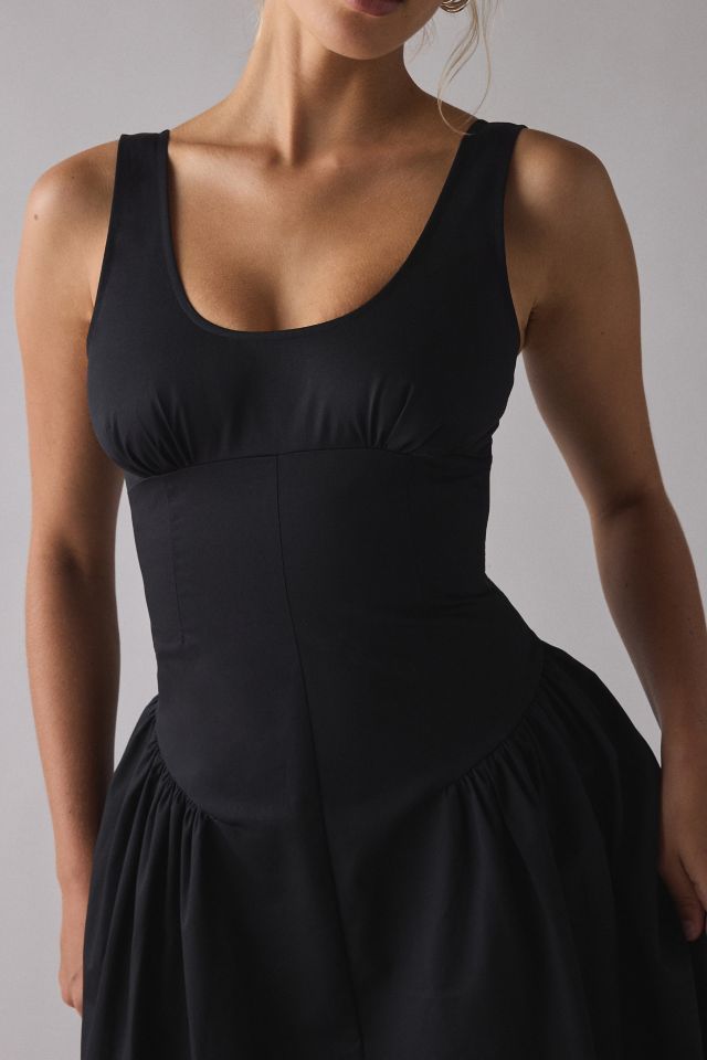 Lioness Luna Rose Drop Waist Cotton Maxi Dress #1