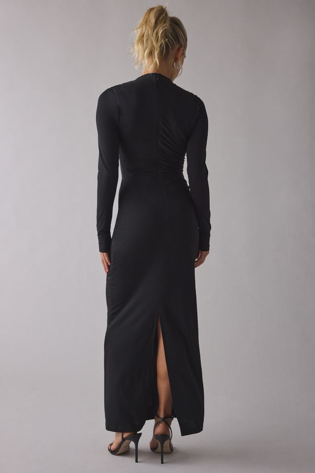 Lioness Contour High Neck Long Sleeve Maxi Dress #1
