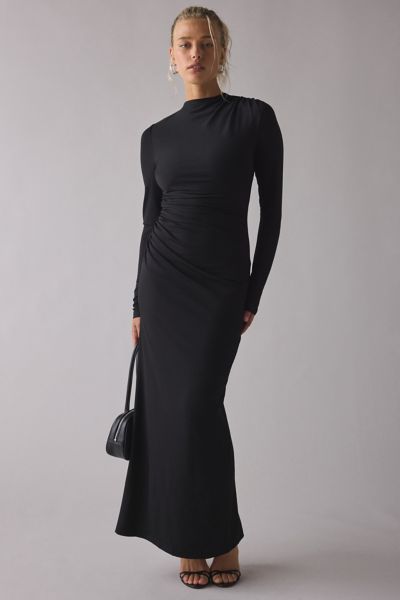 Lioness Contour High Neck Long Sleeve Maxi Dress