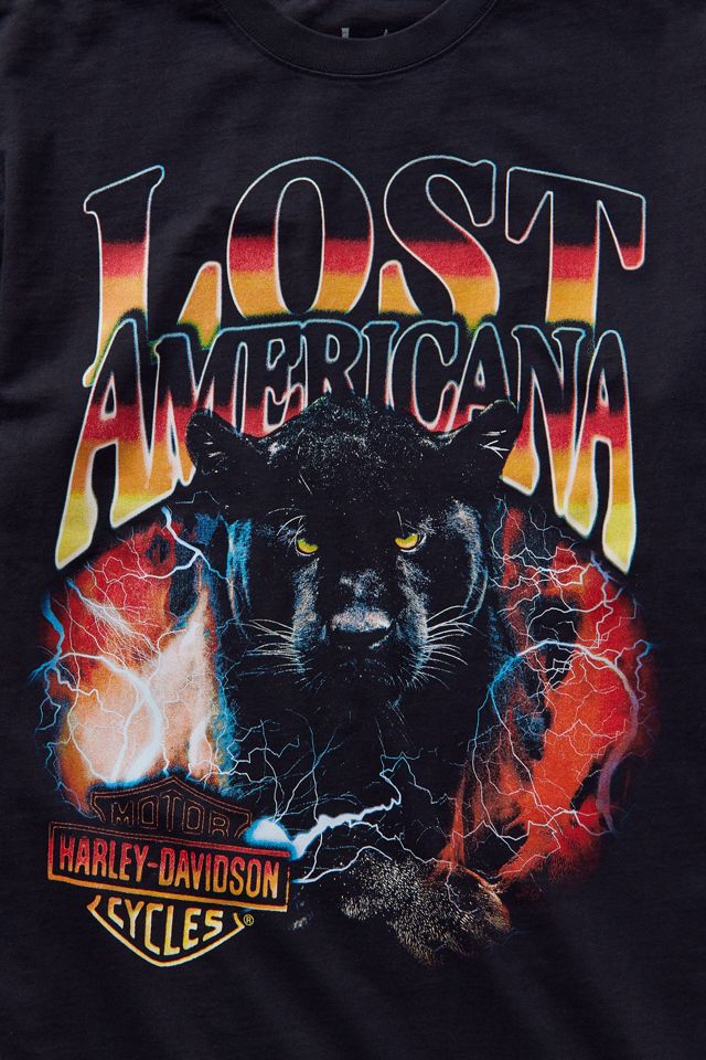 Harley Davidson X mgk lost americana Graphic Tee #1