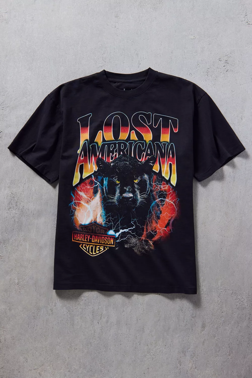 Harley Davidson X mgk lost americana Graphic Tee