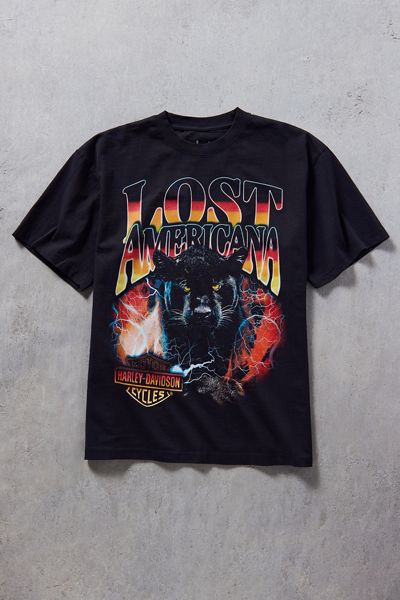 Harley Davidson X mgk lost americana Graphic Tee