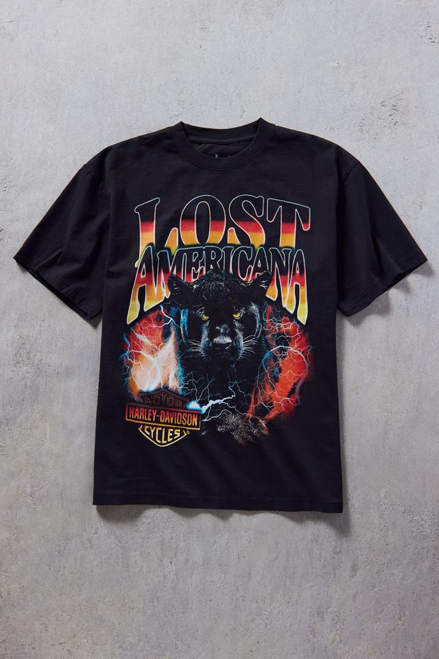 Harley Davidson X mgk lost americana Graphic Tee | Urban Outfitters