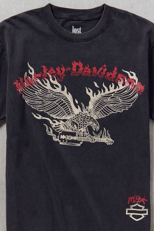 Harley Davidson X mgk lost americana Graphic Tee | Urban