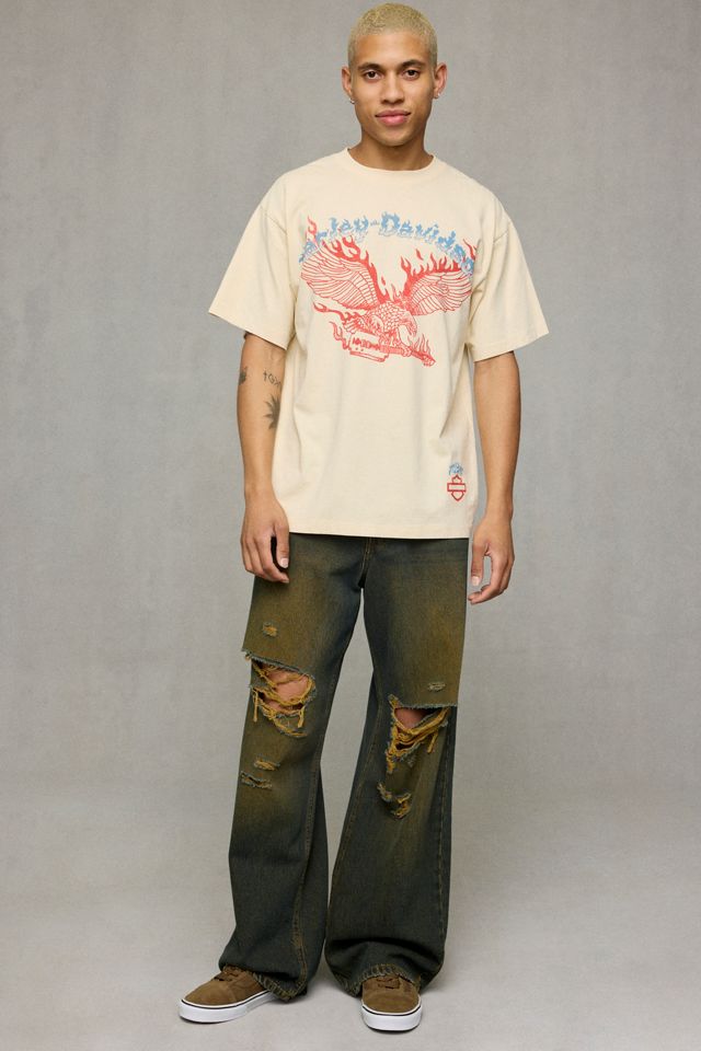 Harley Davidson X mgk lost americana Graphic Tee #1