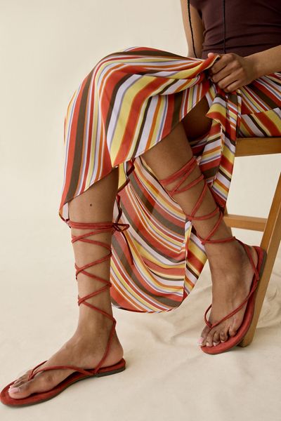 Seychelles Wander The World Ankle Wrap Sandals