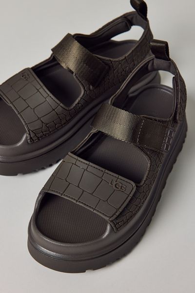UGG Women's GoldenGlow Embossed Sandals
