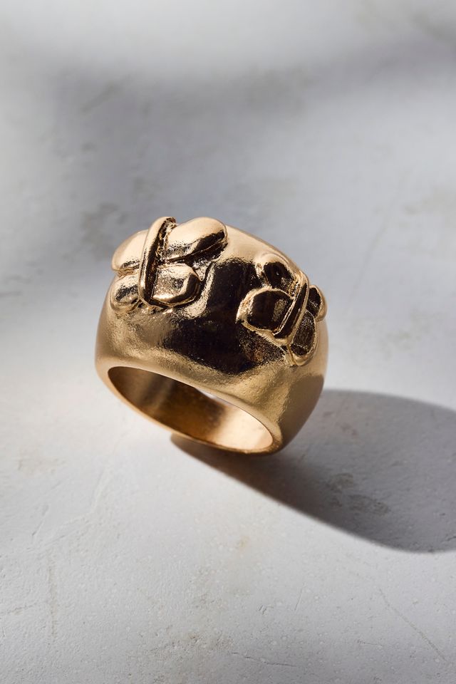 Chunky Butterfly Ring #1