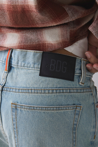 BDG Embroidered Relaxed Straight Fit Jean