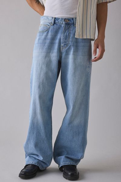 Jaded London Faded Leopard Baggy Fit Jean | Urban Outfitters