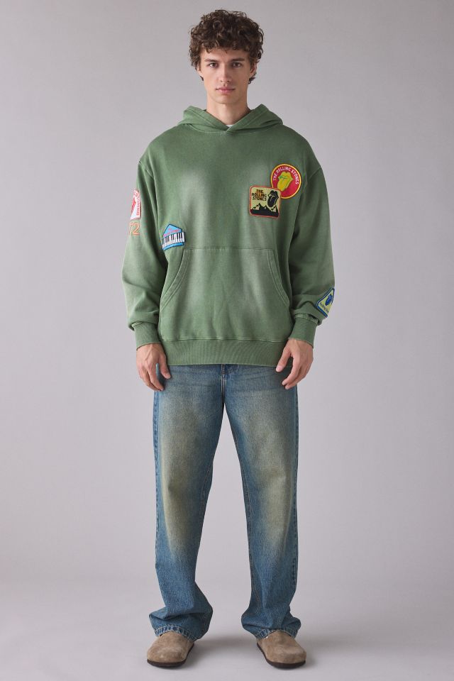 Rolling Stones Patches Hoodie Sweatshirt #2