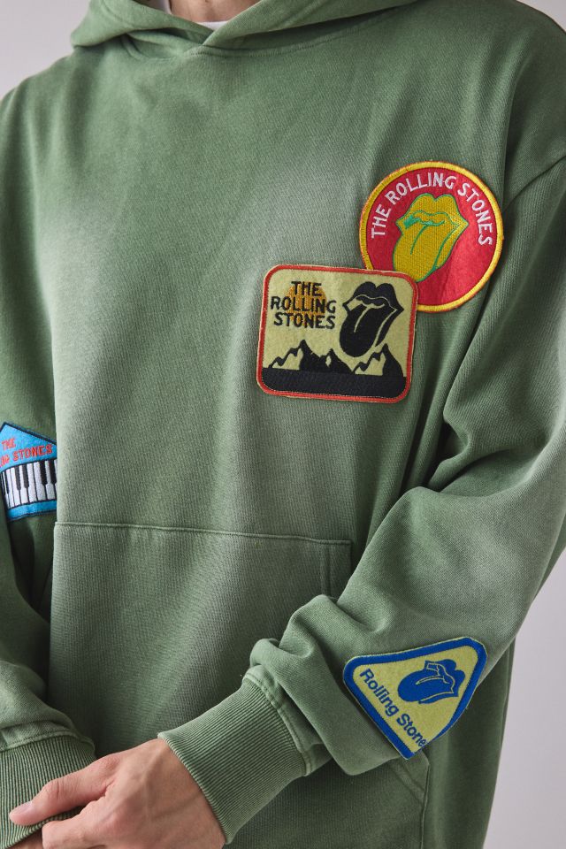Rolling Stones Patches Hoodie Sweatshirt #3