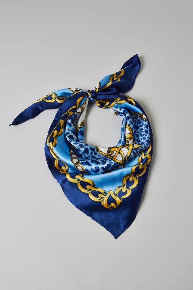Vintage By UO Large Square Printed Bandana Scarf #1